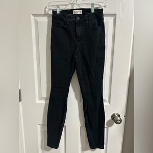 Abercrombie & Fitch Black High Rise Jeans